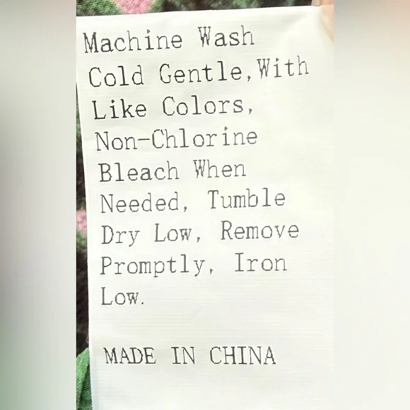 Tropical Green and Pink Midi Dress - Picture 15 of 16